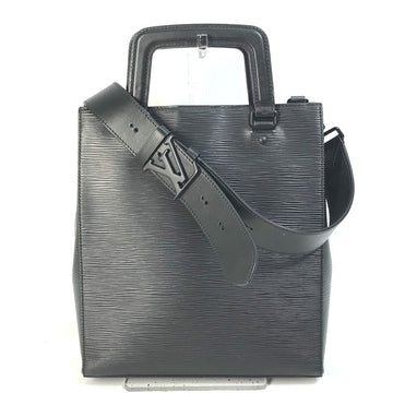 LOUIS VUITTON Handbag M58497 Epi Leather black Epi Crossbody Sac Plat fold Women Used
