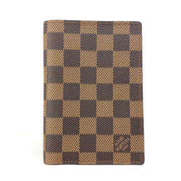 LOUIS VUITTON passport case ‚m60188 Damier canvas Brown Damier Couvertle Women Used
