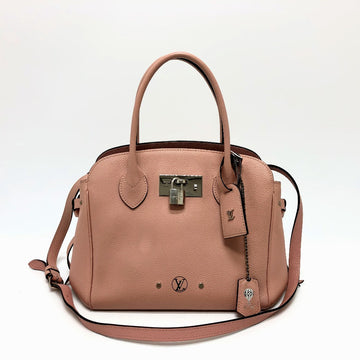LOUIS VUITTON Handbag M54347 leather pink Mira PM Women Used