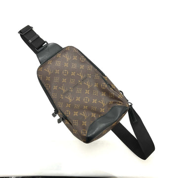LOUIS VUITTON Sling bag M45897 Monogram macacer canvas Brown Monogram macacer Avenue sling bag mens Used