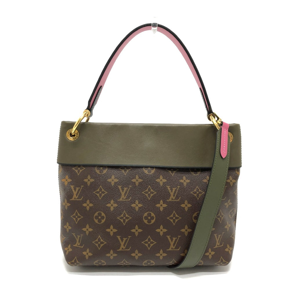 LOUIS VUITTON Shoulder Bag M43159 Monogram canvas Brown Monogram Tuile Reevess Women Used