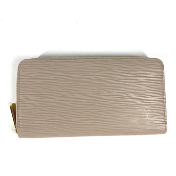 LOUIS VUITTON Long Wallet Purse M67805 Epi Leather beige Epi Zippy wallet mens Used