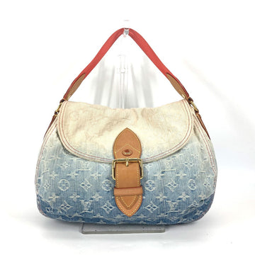 LOUIS VUITTON Shoulder Bag M40416 Monogram denim canvas blue Monogram Denim Gradient Sunray Women Used