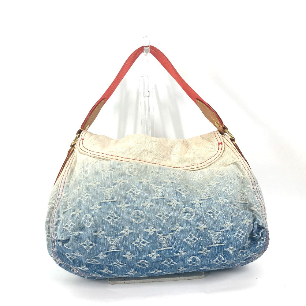 LOUIS VUITTON Shoulder Bag M40416 Monogram denim canvas blue Monogram Denim Gradient Sunray Women Used