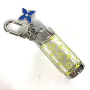 LOUIS VUITTON key ring M00343 Metal, Glass yellow Monogram Bijou Sac Message in a Bottle mens Used