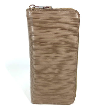 LOUIS VUITTON Long Wallet Purse M60967 Epi Leather Brown Epi Zippy Wallet Vertical mens Used
