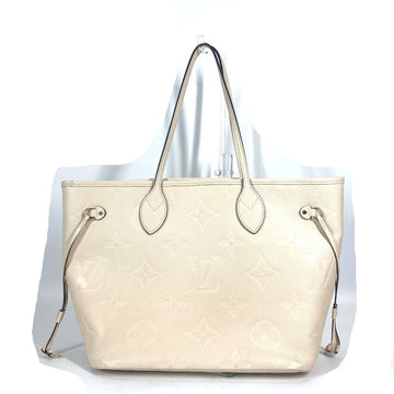 LOUIS VUITTON Tote Bag M46676 Monogram Ann Platt Leather beige Monogram Ann Platt Neverfull MM Women Used
