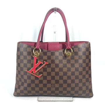 LOUIS VUITTON Handbag N40052 Damier canvas Red type Riverside Damier LV Charm Reduvan Women Used