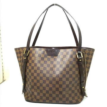 LOUIS VUITTON Shoulder Bag N41108  Damier canvas Brown Damier Hippo Rivington Women Used