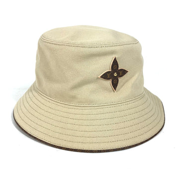 LOUIS VUITTON hat M76940 cotton beige Bucket hat Bob On Your Way unisex(Unisex) M Used