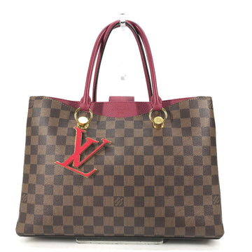 LOUIS VUITTON Shoulder Bag  N40052 Damier canvas Red Damier LV Riverside Women Used