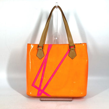 LOUIS VUITTON Shoulder Bag M91935 Monogram Vernis Canvas Orange Monogram Vernis Fluo Houston Women Used