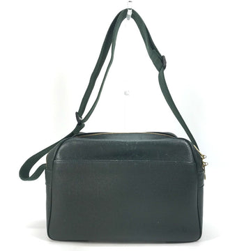 LOUIS VUITTON Shoulder Bag M30154 Taiga Leather green Taiga Reporter PM mens Used
