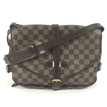 LOUIS VUITTON Shoulder Bag  N48081 Damier canvas Brown Damier Saumur 30 Women Used