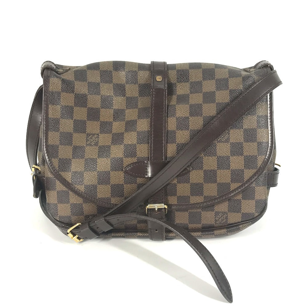 LOUIS VUITTON Shoulder Bag  N48081 Damier canvas Brown Damier Saumur 30 Women Used