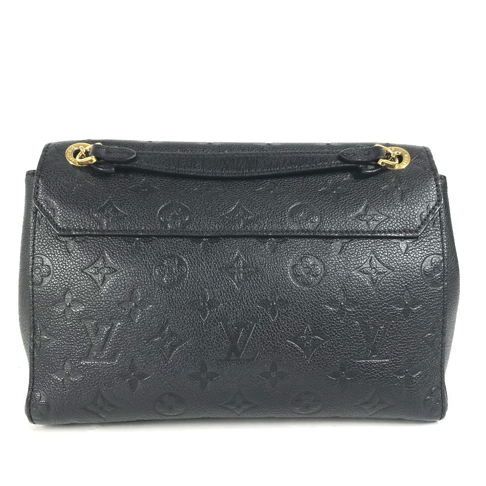 LOUIS VUITTON Shoulder Bag M44151 Monogram Ann Platt Leather black Monogram Ann Platt Vavan PM Women Used