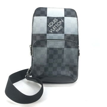 LOUIS VUITTON Sling bag N40403 Damier Graffit Giant Canvas black Damier Graphite Giant Avenue Slingback mens Used