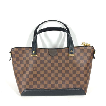 LOUIS VUITTON Shoulder Bag N41014 Damier canvas Brown Damier Hyde Park Women Used