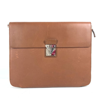 LOUIS VUITTON Clutch bag M56278 Nomad leather Brown Nomad Honore mens Used