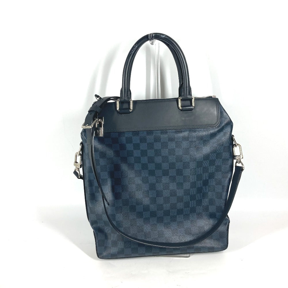 LOUIS VUITTON Shoulder Bag N41351  Damier Cobalt Canvas Navy Damier Cobalt Greenwich mens Used