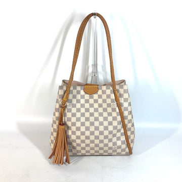 LOUIS VUITTON Shoulder Bag N44027 Damier Azur Canvas white Damier Azur Propriano Women Used