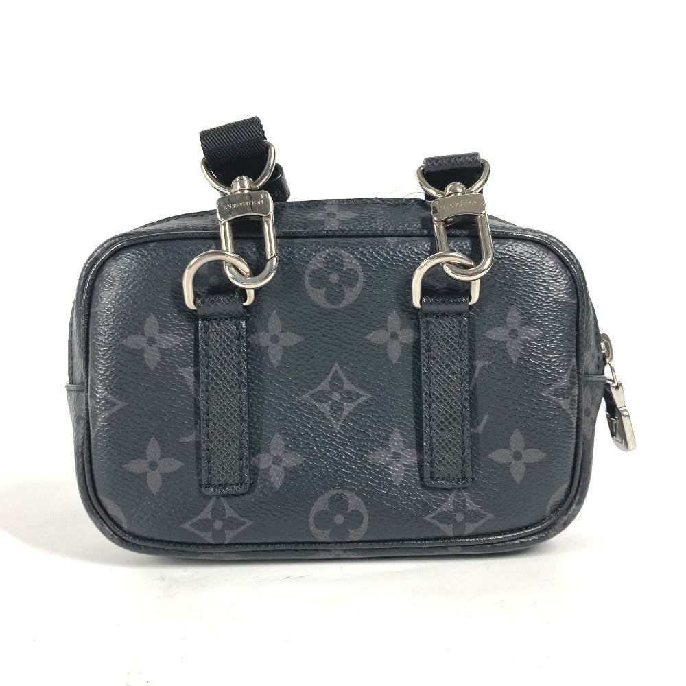 LOUIS VUITTON Shoulder Bag M30755 Monogram Eclipse Canvas black Monogram Eclipse Outdoor Pochette Women Used