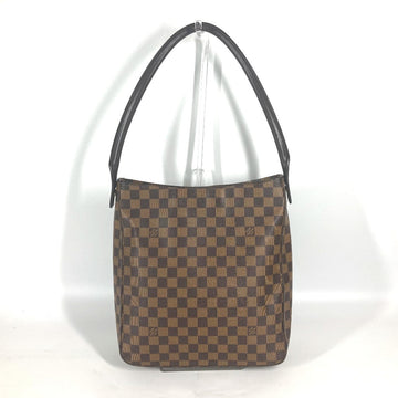 LOUIS VUITTON Shoulder Bag N51144 Damier canvas Brown Damier LoopingGM Women Used