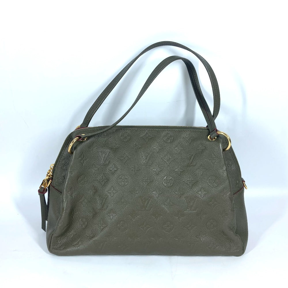 LOUIS VUITTON Shoulder Bag M43669 Monogram Ann Platt Leather khaki Monogram Ann Platt Ponty PM Women Used
