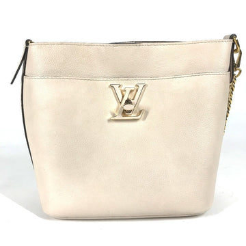 LOUIS VUITTON Shoulder Bag M24638 Grain Calfskin Leather Ivory Rock Me Rock & Walk