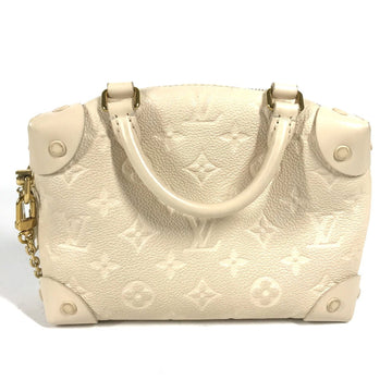 LOUIS VUITTON Shoulder Bag M45394  Monogram Ann Platt Leather white Monogram Ann Platt Petite Malle Souple