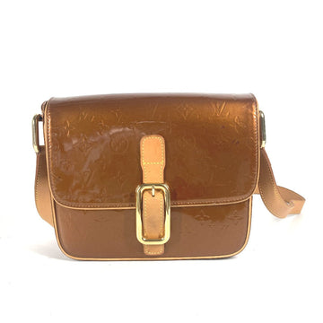 LOUIS VUITTON Shoulder Bag  M91107 Monogram Vernis Canvas Brown Monogram Vernis Christie GM Women Used