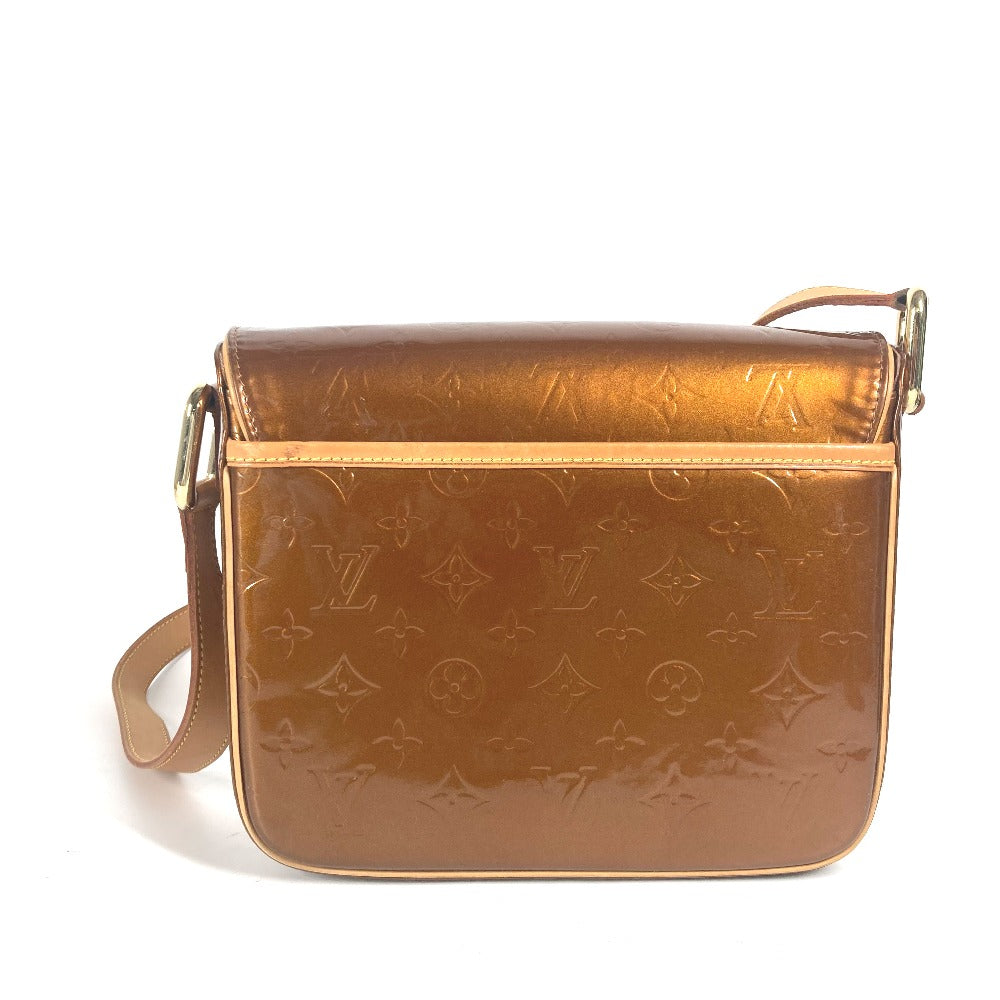 LOUIS VUITTON Shoulder Bag  M91107 Monogram Vernis Canvas Brown Monogram Vernis Christie GM Women Used