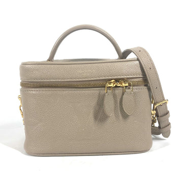 LOUIS VUITTON Handbag M45608 Monogram Ann Platt Leather beige Monogram Amprat Vanity PM Women Used