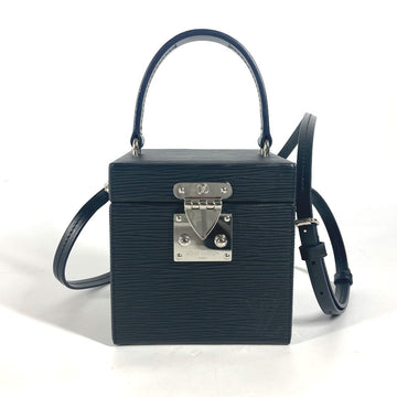 LOUIS VUITTON Handbag M52703 Epi Leather black Epi with mirror Breaker Box BOX Women Used