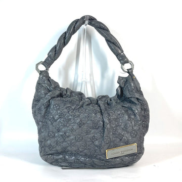 LOUIS VUITTON Shoulder Bag M95474 leather gray Monogram Olympe Nimbs GM