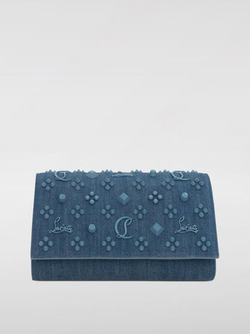 Christian Louboutin Clutch Woman Blue Woman