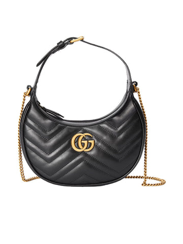 GG Marmont Half-Moon-Shaped Mini Bag