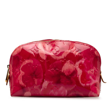 Pink Louis Vuitton Monogram Vernis Ikat Cosmetic Pouch