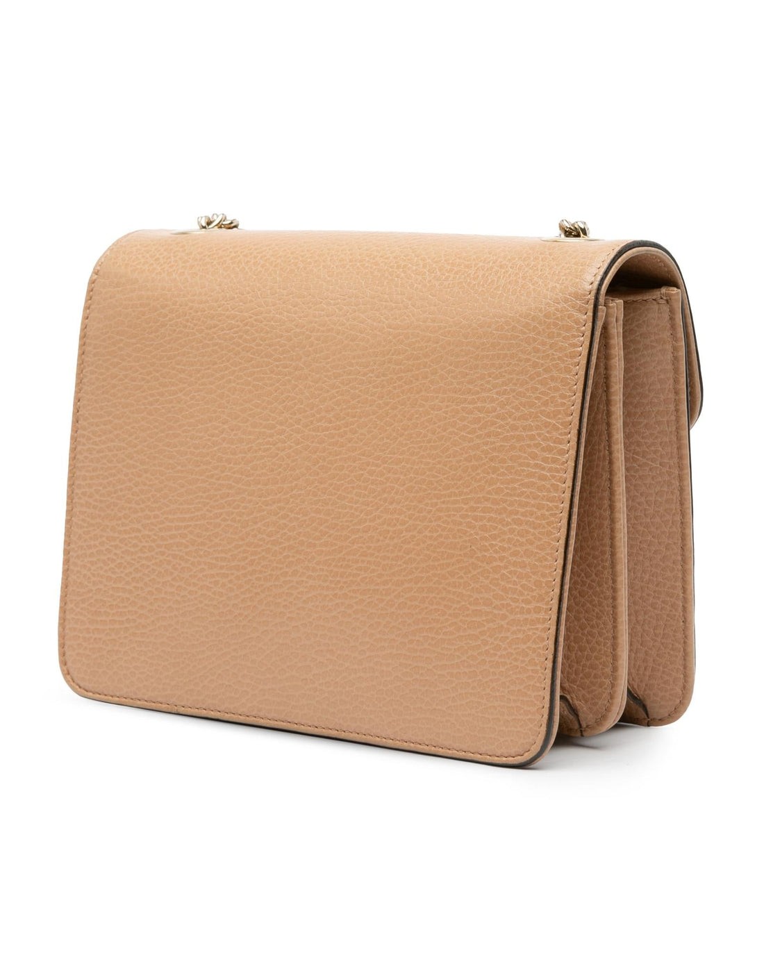 Small Calfskin Interlocking G Crossbody Bag with Chain Strap