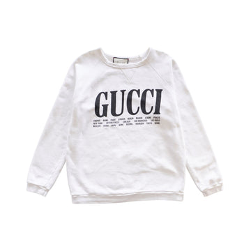 Gucci 'World Cities' Crewneck Sweatshirt - Women's M