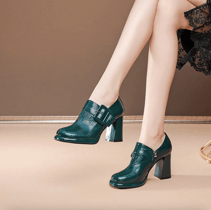 Makersluxe Shoes Geanina Women's High Heels Pumps