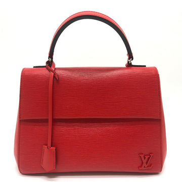 LOUIS VUITTON Handbag M41337 Epi Leather Red Epi Cluny BB Women Used