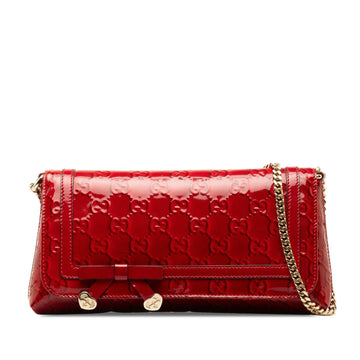 Gucci Patent Guccissima Mayfair Shoulder Bag (MLB-ksmz4h)