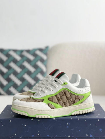 GG Re-Web Sneaker Beige Green