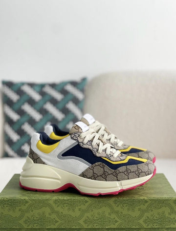 GG Rhyton Sneaker Beige White