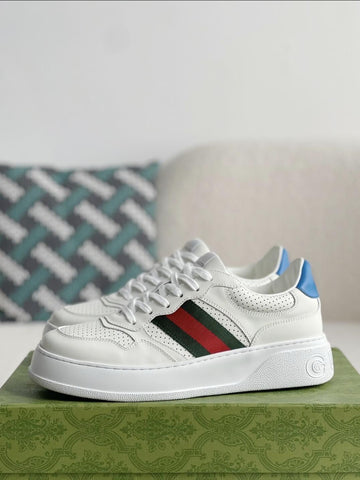 GG Screener White Sneaker