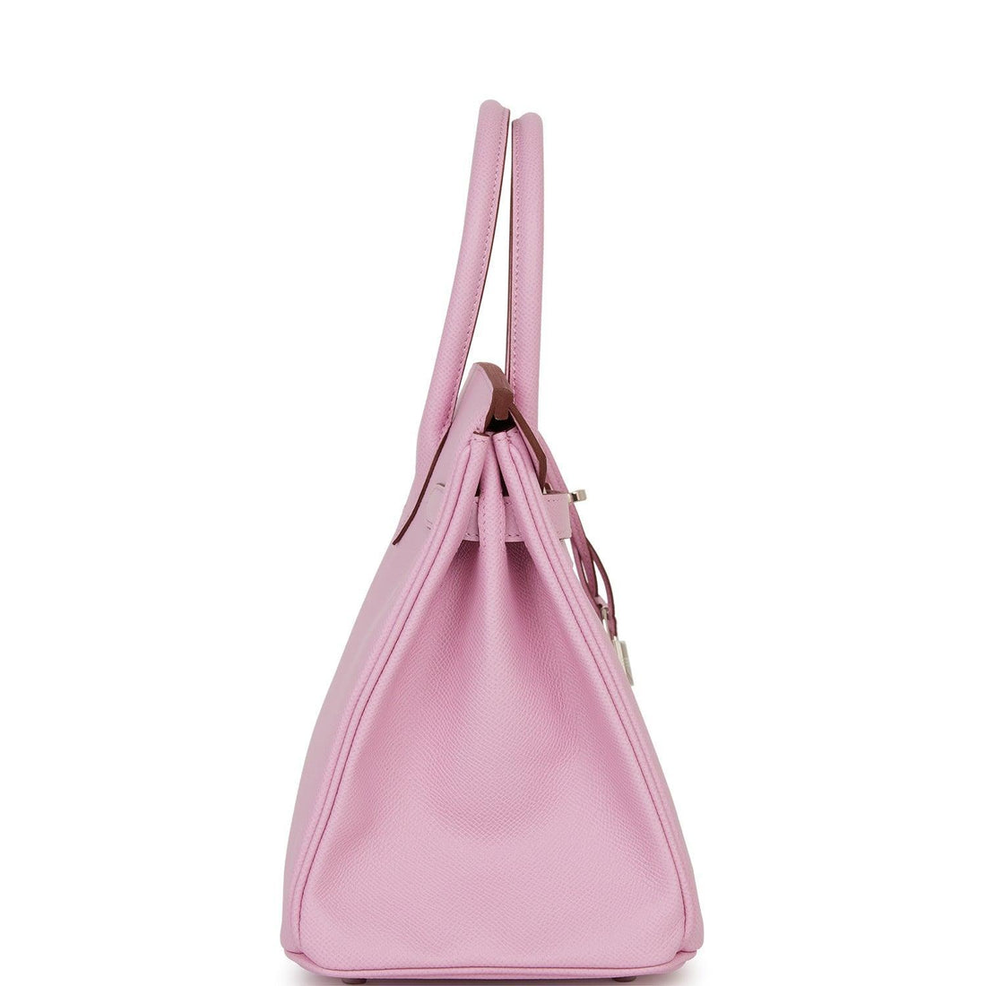 HMS Birkin 30 Mauve Sylvestre Epsom Palladium Hardware