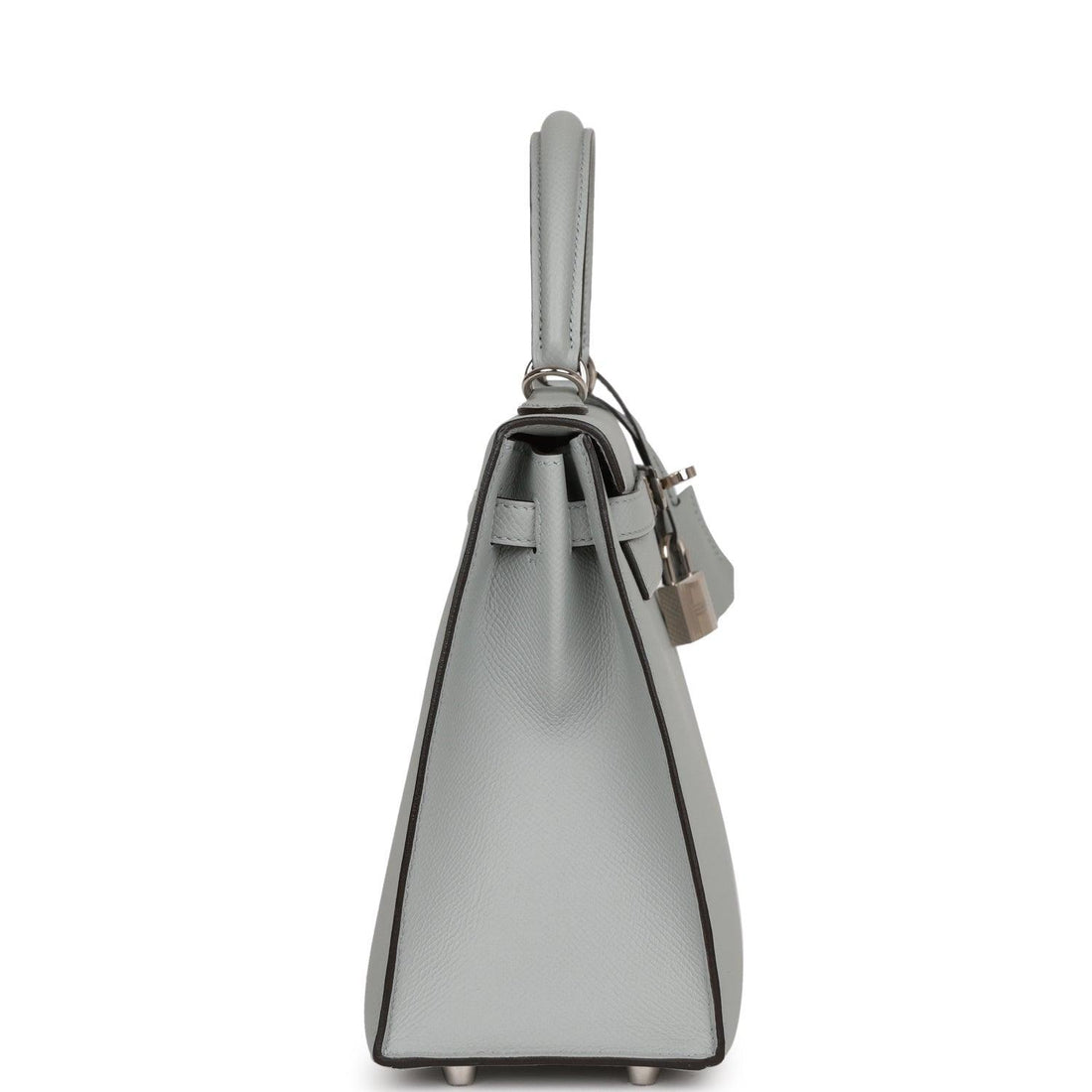 Kelly Sellier 25 Bleu Glacier Epsom Palladium Hardware
