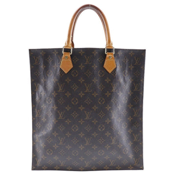 LOUIS VUITTON Tote Bag M51140 Monogram canvas Brown Sac Plat unisex(Unisex) Used