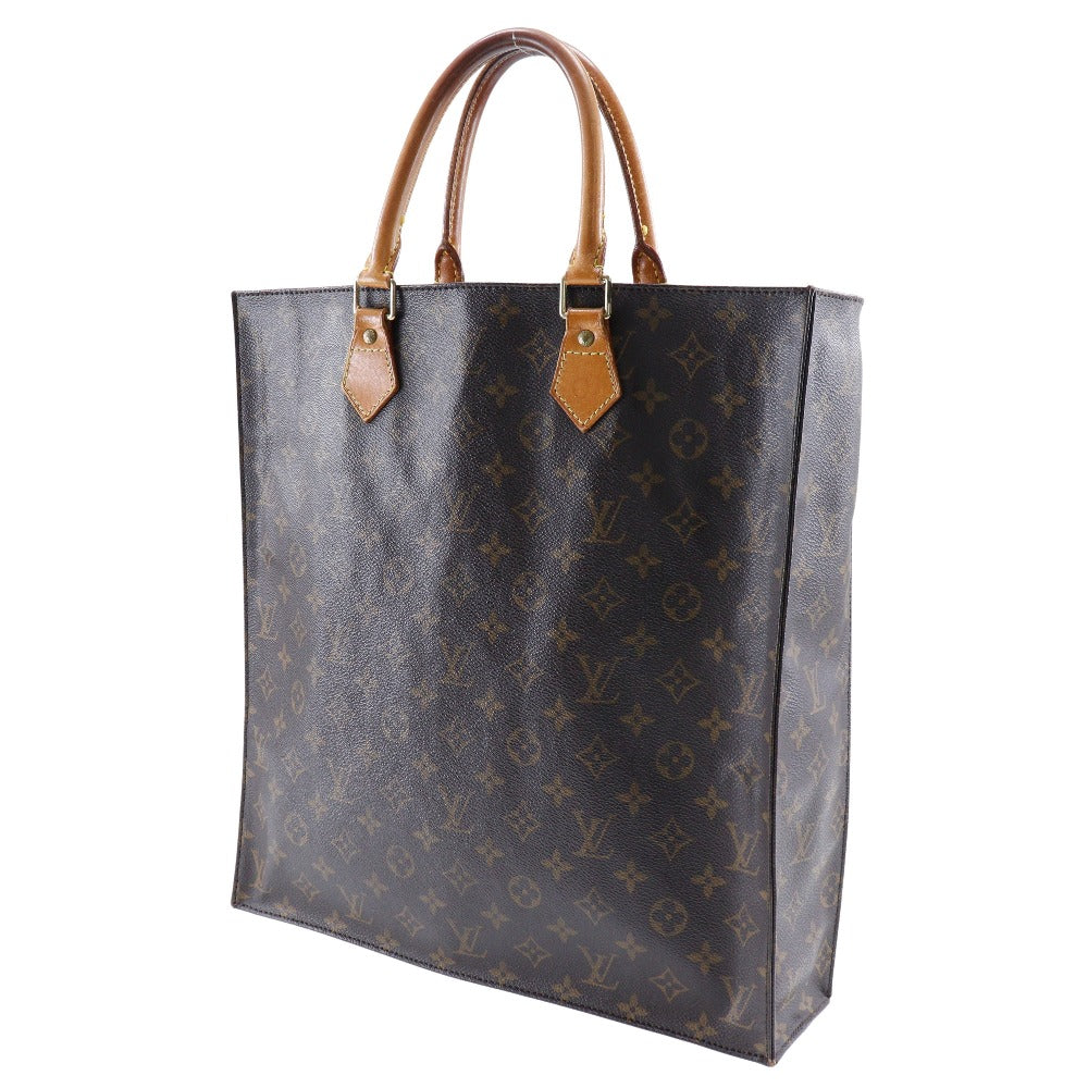 LOUIS VUITTON Tote Bag M51140 Monogram canvas Brown Sac Plat unisex(Unisex) Used
